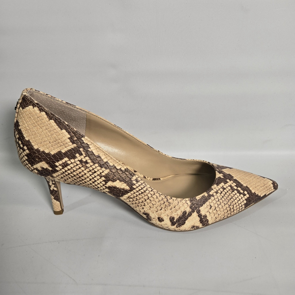Lauren Ralph Lauren Lanette Leather Pumps 9 Snakeskin Pointed Toe NEW ($160) - Picture 6 of 12